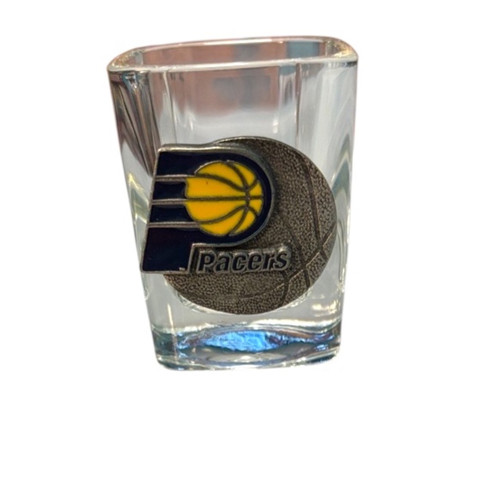 Indiana Pacers 2oz Shot Glass - Blue and Yellow